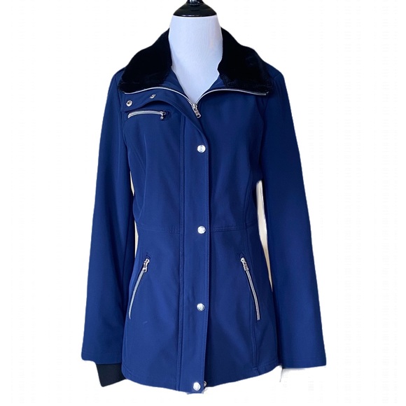 JESSICA SIMPSON Blue Jacket - Picture 2 of 11